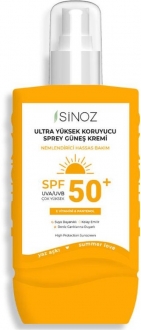 Sinoz Spf 50+ Ultra Yüksek Koruyucu Sprey 200 ml