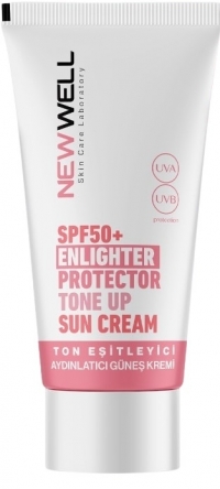 New Well Ton Eşitleyici Spf 50+ Aydınlatıcı Pembe 50 ml resim