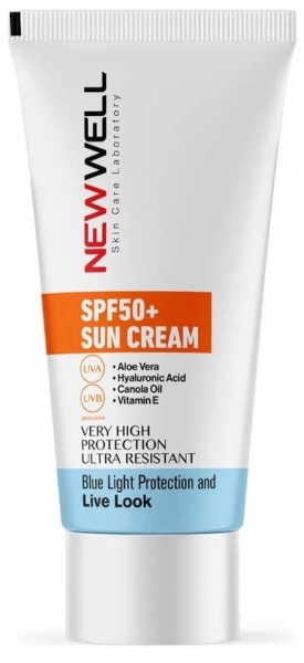 New Well Yüksek Koruma Spf 50+ Aloe Vera 50 ml
