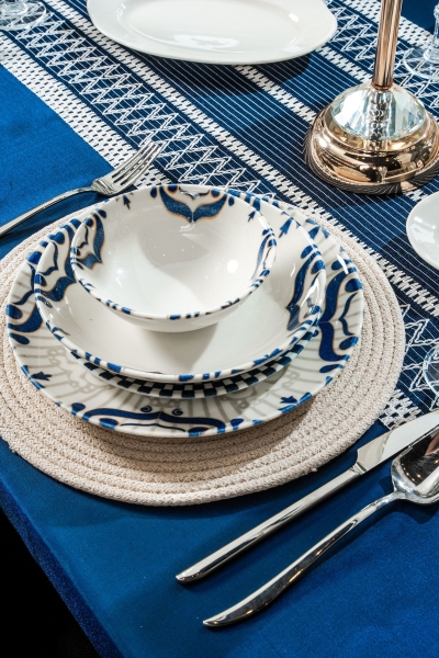 Rubi Porselen Grands Blue 48 Parça Yemek Takımı