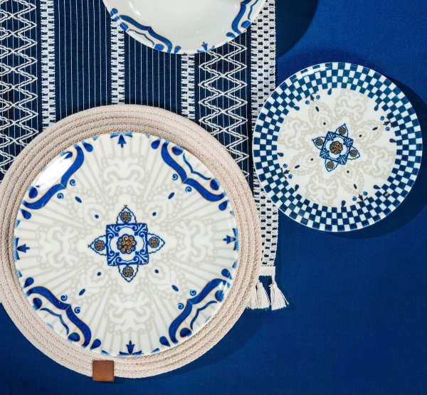 Rubi Porselen Grands Blue 48 Parça Yemek Takımı