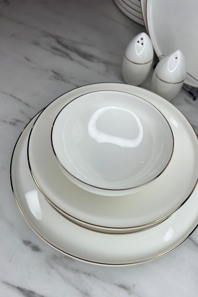 Neva Gold Elegans N4382 28 Parça Yemek Takımı