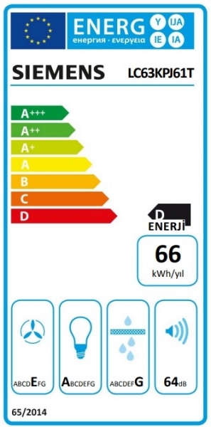 Siemens LC63KPJ61T Davlumbaz
