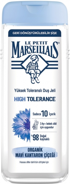 Le Petit Marseillais High Tolerance Mavi Kantaron 400 ml Duş Jeli