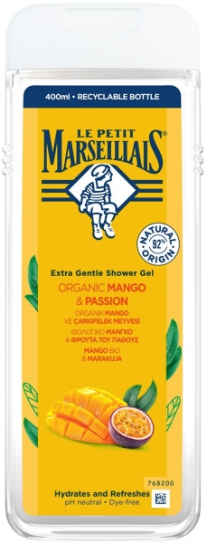 Le Petit Marseillais Organik Mango ve Çarkıfelek Meyvesi 400 ml Duş Jeli