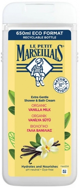 Le Petit Marseillais Vanilya Sütü 650 ml Duş Jeli