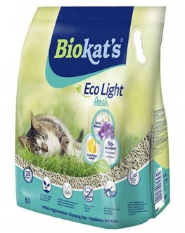 Biokats Eco Light Fresh Spring Blossom Pelet 5 lt Kedi Kumu