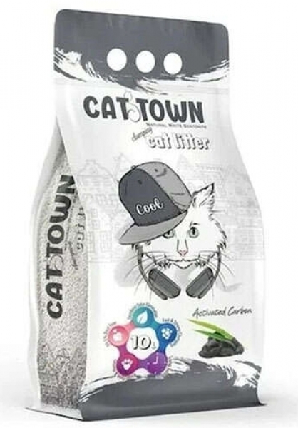 Cat Town Active Carbon İnce Taneli 10 lt Kedi Kumu