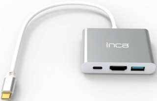 Inca ITPC-04T Type-C to HDMI USB 3.0 PD Dönüştürücü