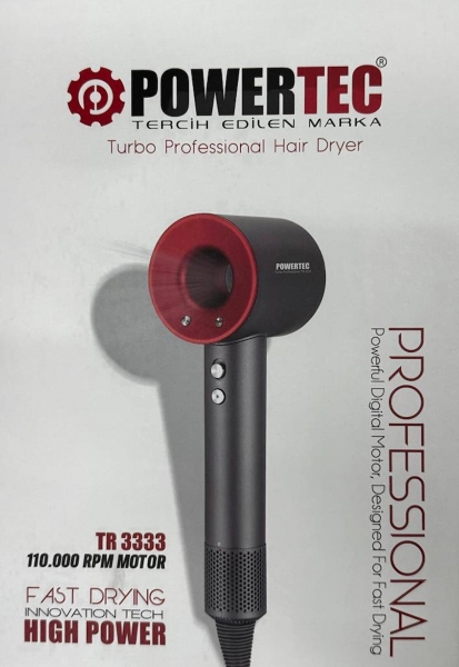 Powertec TR-3333 Saç Kurutma Makinesi