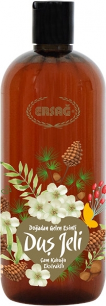Ersağ Çam Kabuğu Ekstraktlı 500 ml Duş Jeli