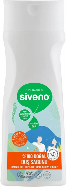 Siveno Portakal Kokulu Doğal 6 Değerli Bitkili 300 ml Duş Jeli