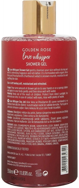 Golden Rose Love Whisper 350 ml Duş Jeli