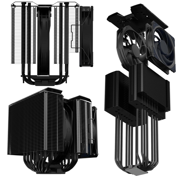 Cooler Master MasterAir MA824 Stealth İşlemci Soğutucu