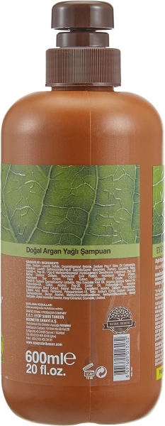 Eyüp Sabri Tuncer Doğal Argan Yağlı 600 ml Şampuan