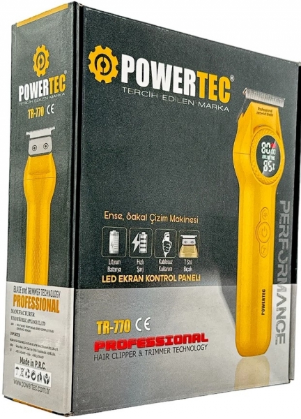 Powertec TR-770 Sakal Kesme Makinesi