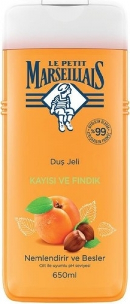 Le Petit Marseillais Kayısı ve Fındık 650 ml Duş Jeli