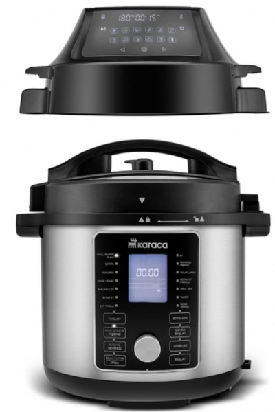 Karaca Cooker 2 in 1 6L Çok Amaçlı Pişirici