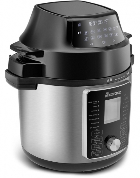 Karaca Cooker 2 in 1 6L Çok Amaçlı Pişirici