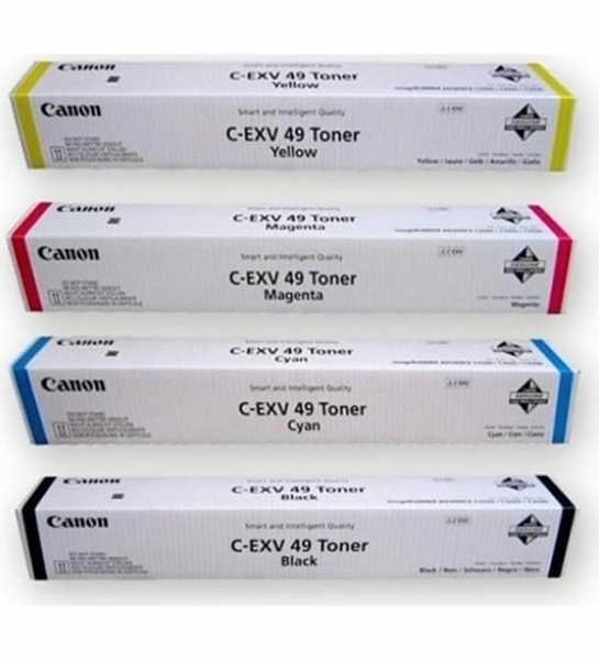 Canon C-EXV-49 Toner (Siyah / Mavi / Sarı / Kırmızı)