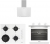 Altus Beyaz Ankastre Set ALA 189 DW + Ala 321 W + ALA 570 W