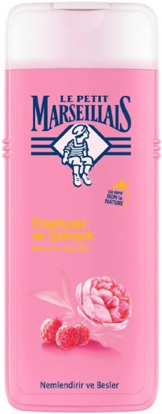 Le Petit Marseillais Frambuaz ve Şakayık 400 ml Duş Jeli