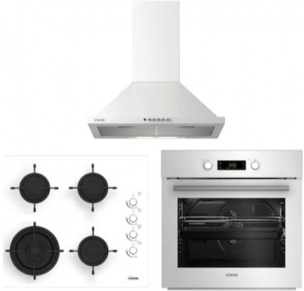 Altus Beyaz Ankastre Set ALA 185 GWD + ALA 140 W + ALA 520 W