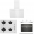 Altus Beyaz Ankastre Set ALA 159 DHW + Ala 321 W + ALA 525 W