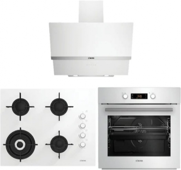 Altus Beyaz Ankastre Set ALA 185 GWD + ALA 140 W + ALA 545 W