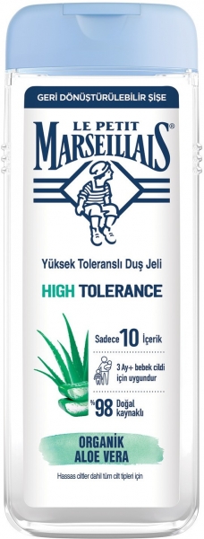Le Petit Marseillais Yüksek Toleranslı Aloe Vera 400 ml Duş Jeli