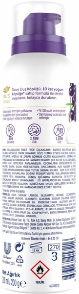 Dove Açai Yağı 200 ml Duş Köpüğü
