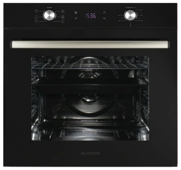 Alveus Black Style Ankastre Set GLS 640 CS + ALV MFA 627 + F5ECR