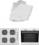 Alveus Chief 604 Beyaz Ankastre Set GLS 640 + MFA 604 + MOD 3000