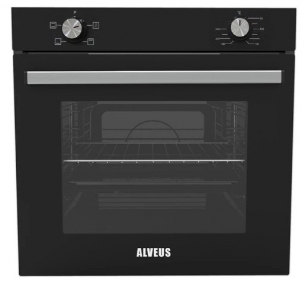 Alveus Siyah Ankastre Set ALV GLS 640 + MFA 605 + F17