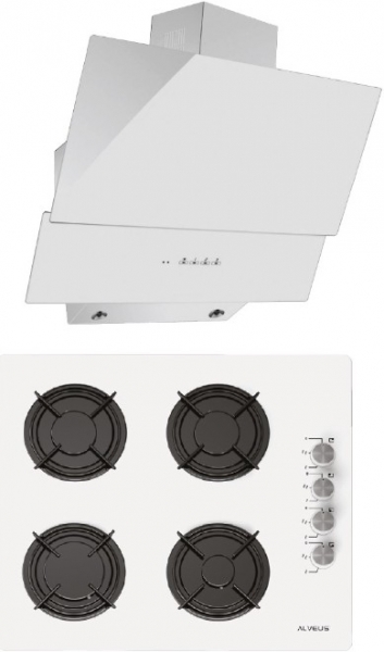 Alveus Pure Beyaz 2'li Ankastre Set ALV GLS 640 + + MOD 3000