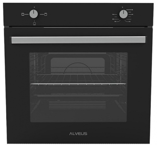 Alveus Yakamoz Siyah 2'li Ankastre Set GLS 640 + MFA 604 +