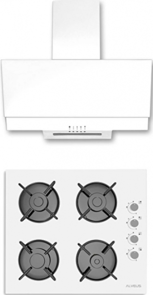 Alveus Star Beyaz 2'li Ankastre Set ALV GLS 640 + + F17