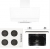 Alveus Arya Beyaz Ankastre Set ALV GLS 640 + MFA 604 M W + MOD F17