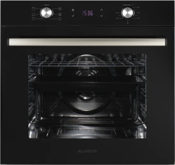 Alveus Royal Siyah 2'li Ankastre Set + MFA 627C + İber