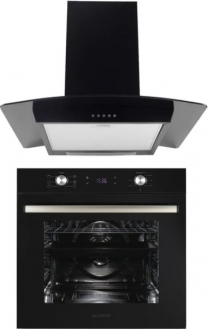 Alveus Royal Siyah 2'li Ankastre Set  + MFA 627C + İber