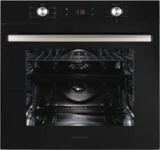Alveus Royal Siyah 2'li Ankastre Set  + MFA 627C + İber
