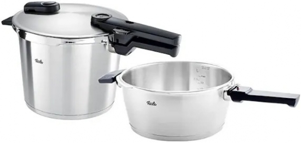 Fissler Vitaquick Premium 8+4 Düdüklü Tencere (8 Litre / 4 Litre)