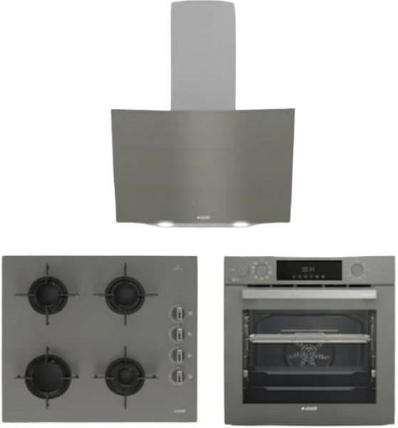 Arçelik Airfry Grion Gri Ankastre Set OCD T 601 EG + AFC 361 G + P 14 YEG
