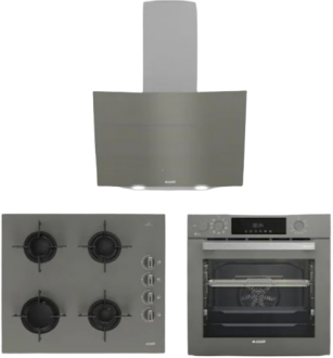 Arçelik Airfry Grion Gri Ankastre Set OCD T 601 EG + AFC 361 G + P 14 YEG