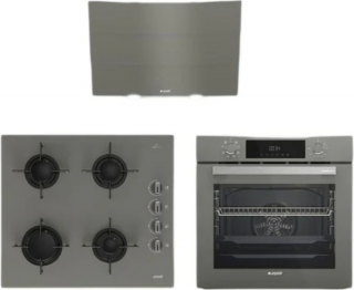 Arçelik Grion Gri Ankastre Set OCD T 601 EG + AFC 340 G + P 14 YEG