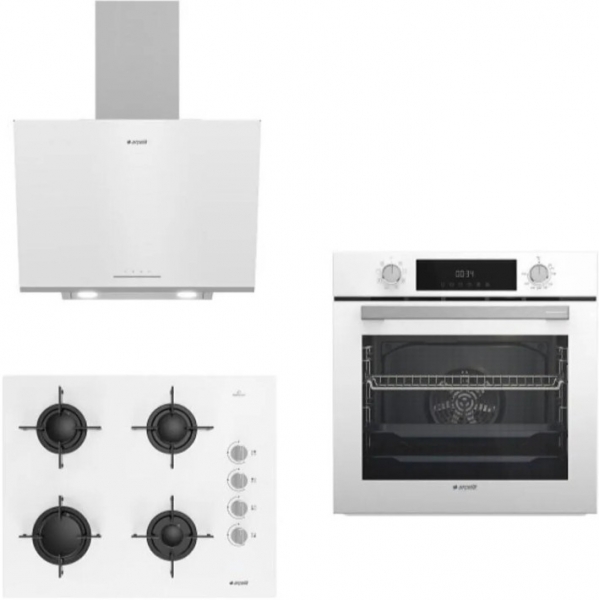 Arçelik New Star Beyaz Ankastre Set OCD T 651 EB + AFC 340 B + ADE 606 B