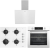 Arçelik Yeni Beyaz Ankastre Set OCD T 651 EB + AFC 340 B + ADE 606-2 B