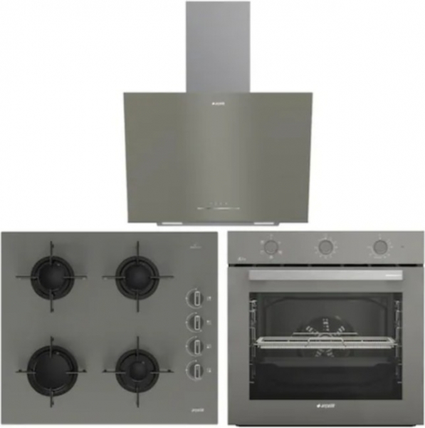 Arçelik Eko Gri Ankastre Set OCD T 651 EG + AFC 231 G + ADE 604 G