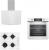 Beko Beyaz Ankastre Set BOCD T 6011 EB + BFC 430 B + BDE 6040 B