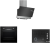Bosch Siyah Ankastre Set POP7C6O12O + HBJ558YB5T + DWK65AD60R